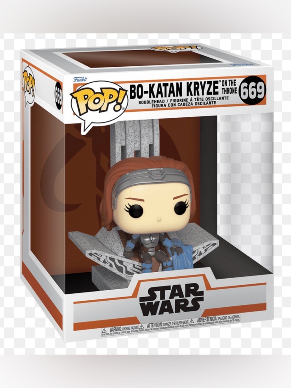 Star Wars: The Mandalorian Bo-Katan Kryze on the Throne Deluxe Funko Pop! Vinyl